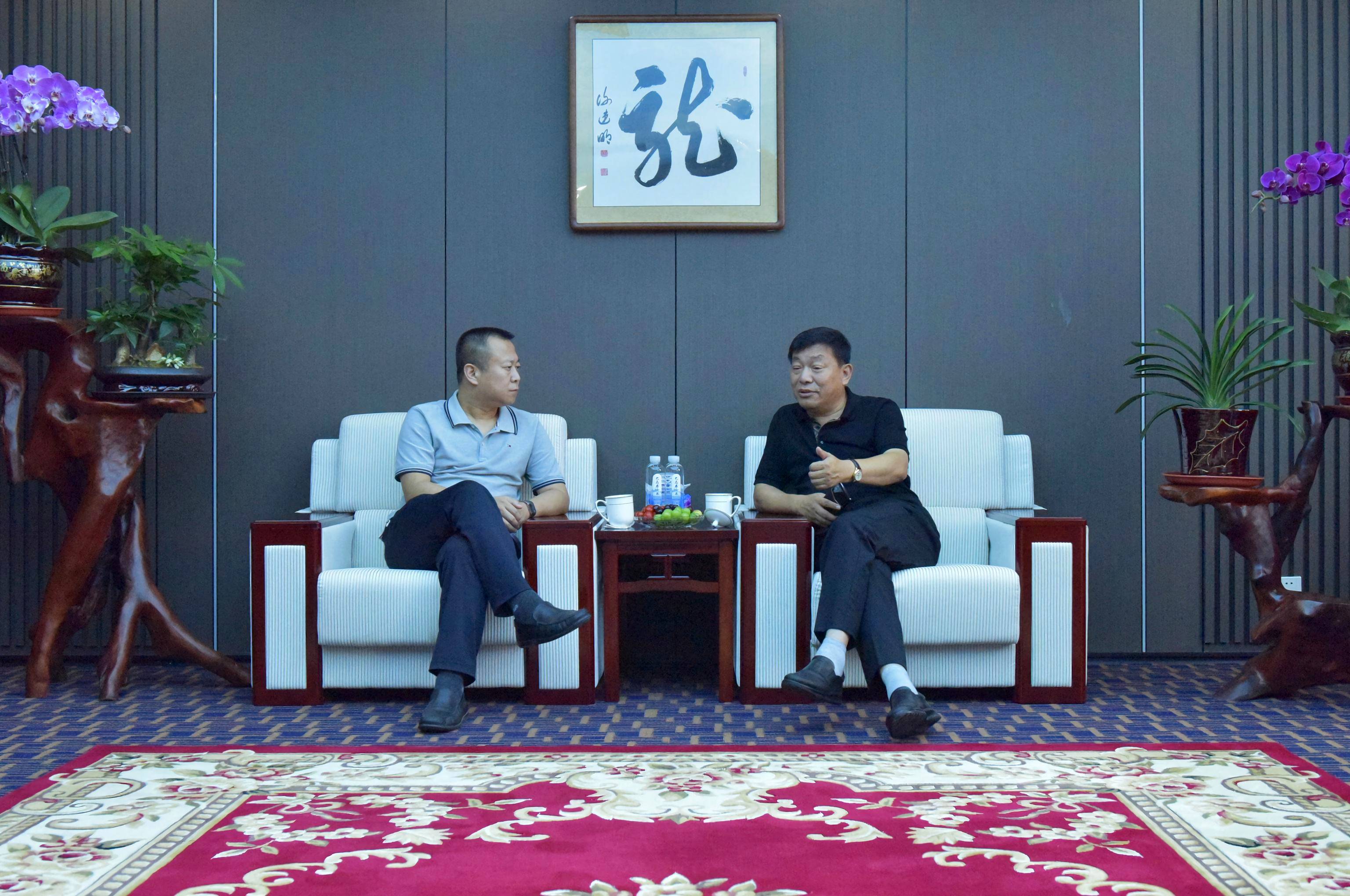 吉林省中醫(yī)藥科學(xué)院院長(zhǎng)兼黨委書(shū)記荊濤帶隊(duì)實(shí)地考察參觀吉林北藥集團(tuán)北湖園區(qū)